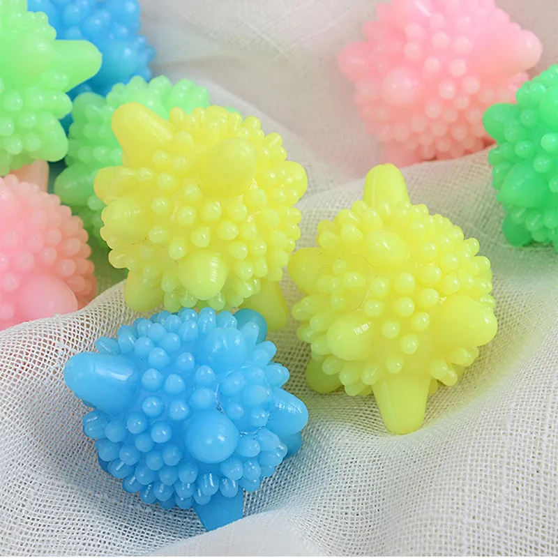 

5PCs Magic Laundry Ball For Household Cleaning Washing Machine Clothes Softener Starfish Shape Solid Cleaning Balls about 4-5cm