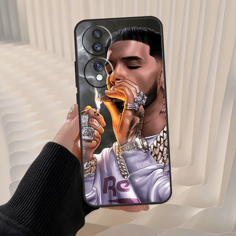 Фото Чехол Anuel AA For Honor Magic 8 6 5 7 Lite для Honor 200 Pro 400 50 70 90 X8c X8b X9a X9b X9c X9d Win №4