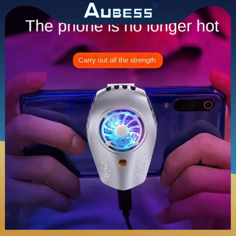 

Cooling Back Clip Radiator Turbine Semiconductor Refrigeration Abs Aluminum Alloy Mobile Phone Radiator Fast Cooling Cooler