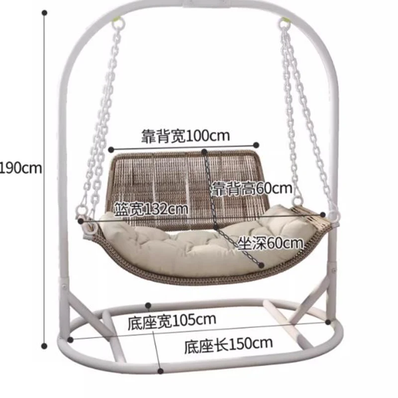 Подвесное кресло-гамак качели для патио садовые тряски ретро-качалки терраса