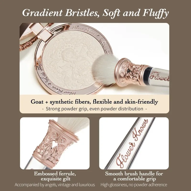 Кисть для мелирования Flower Knows Little Angel румян Пудра Шерстяной хайлайтер макияжа