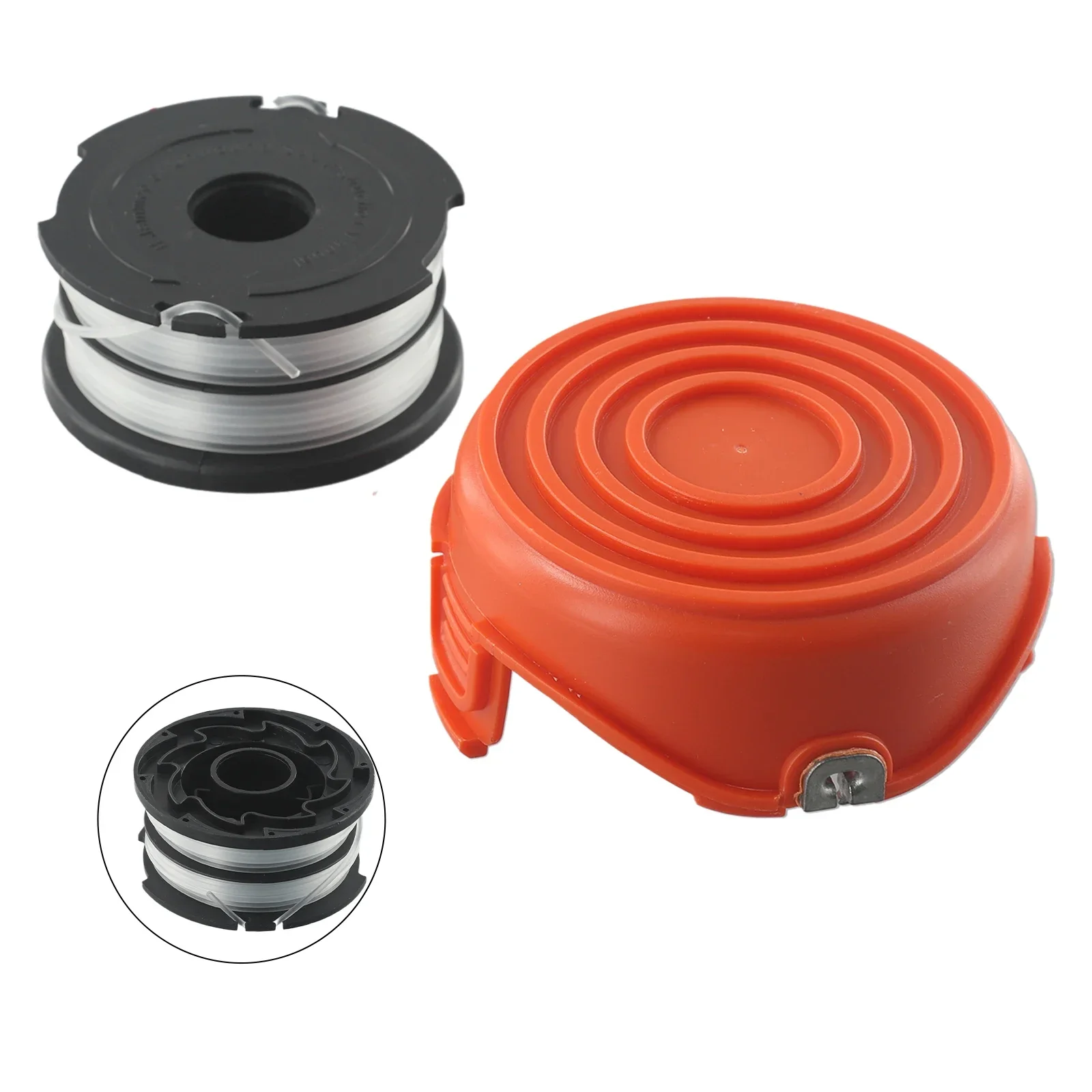 

Катушка для триммера с крышкой для Black & Decker GL 315 350 650 337SB 546SC 650SBC 651SB 652 653 65 656 660 670 575648-00 + 575462-00