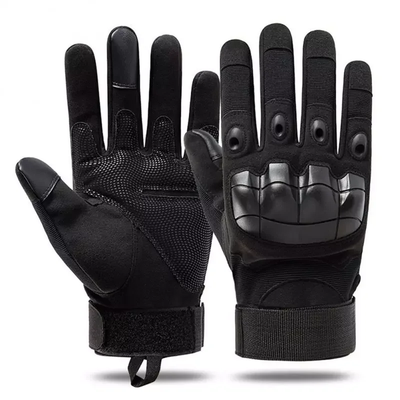 

Touchscreen Motorcycle Gloves Artificial Leather Hard Knuckle Full Finger Protective Gear Racing Biker Riding Moto Motocross