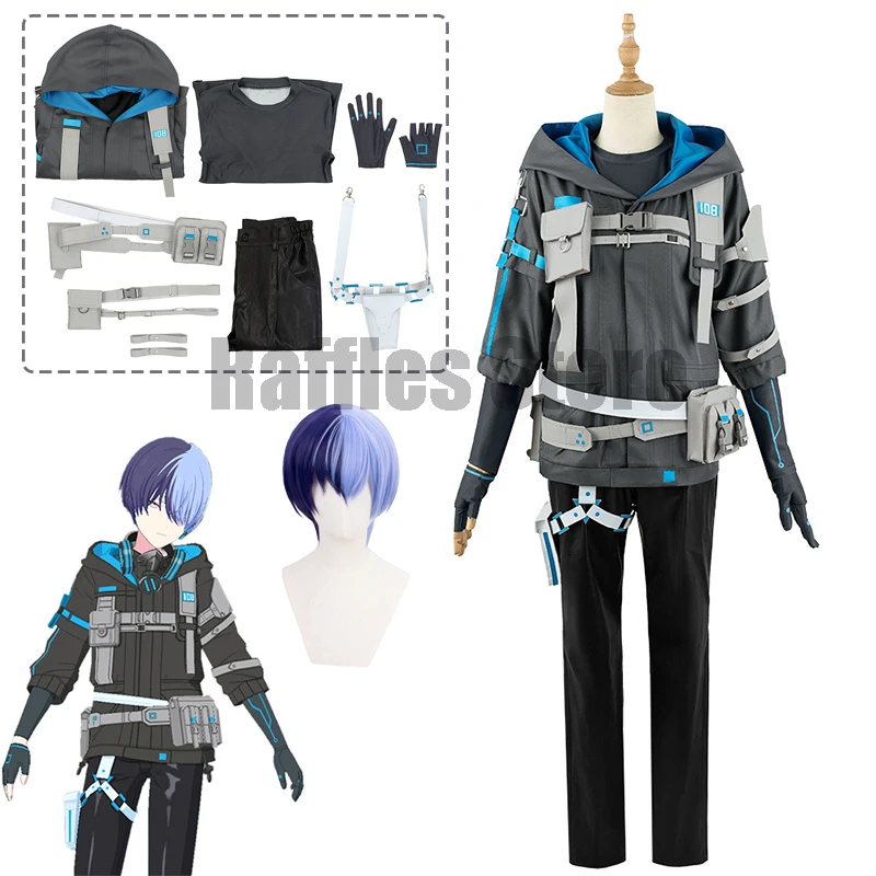 

Игровой проект Sekai, красочный сценический Косплей Aoyagi Toya Aoyagi, костюмы для косплея, женский парик, одежда, куртка, пальто, сценический костюм