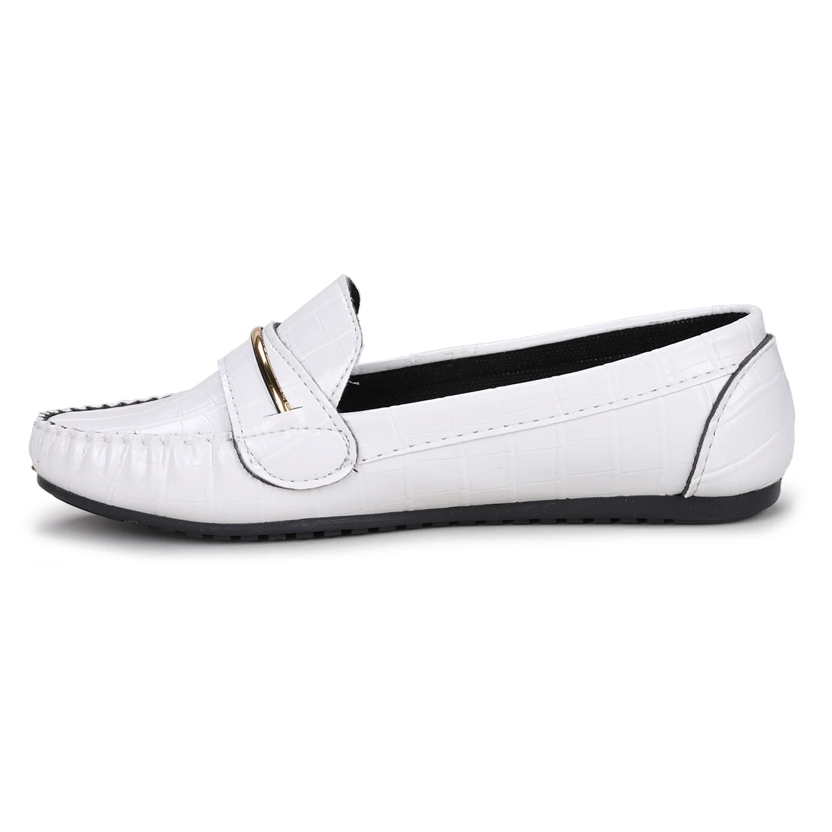 

Ayakland Wire Buckle Kroko Daily Walking Women 'S Ballerina Shoes