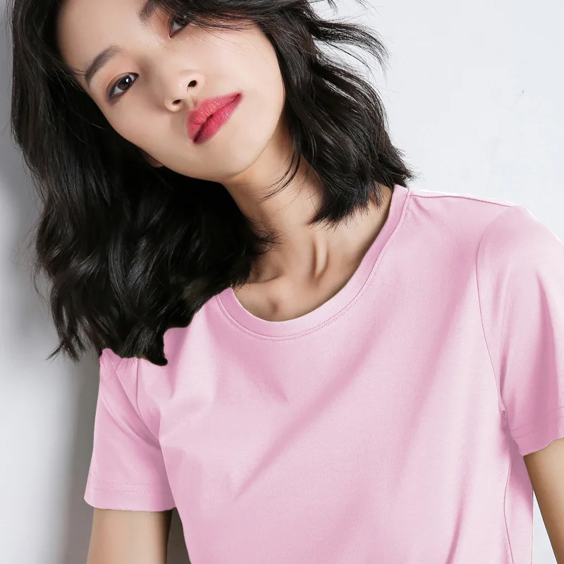 

New 2021 summer printed girl t-shirts t shirt women t shirt fashion femme t shirt women Short