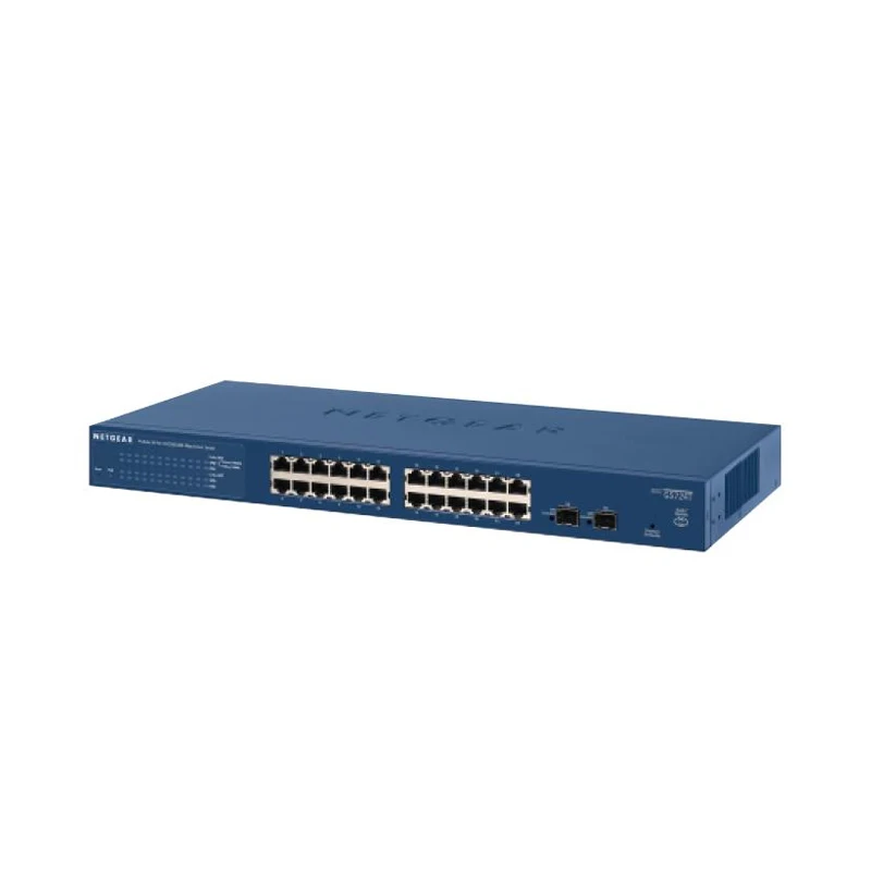 NETGEAR Smart Switch GS724Tv4 24-Port Gigabit Ethernet Smart Switch with 2 Dedicated SFP Ports