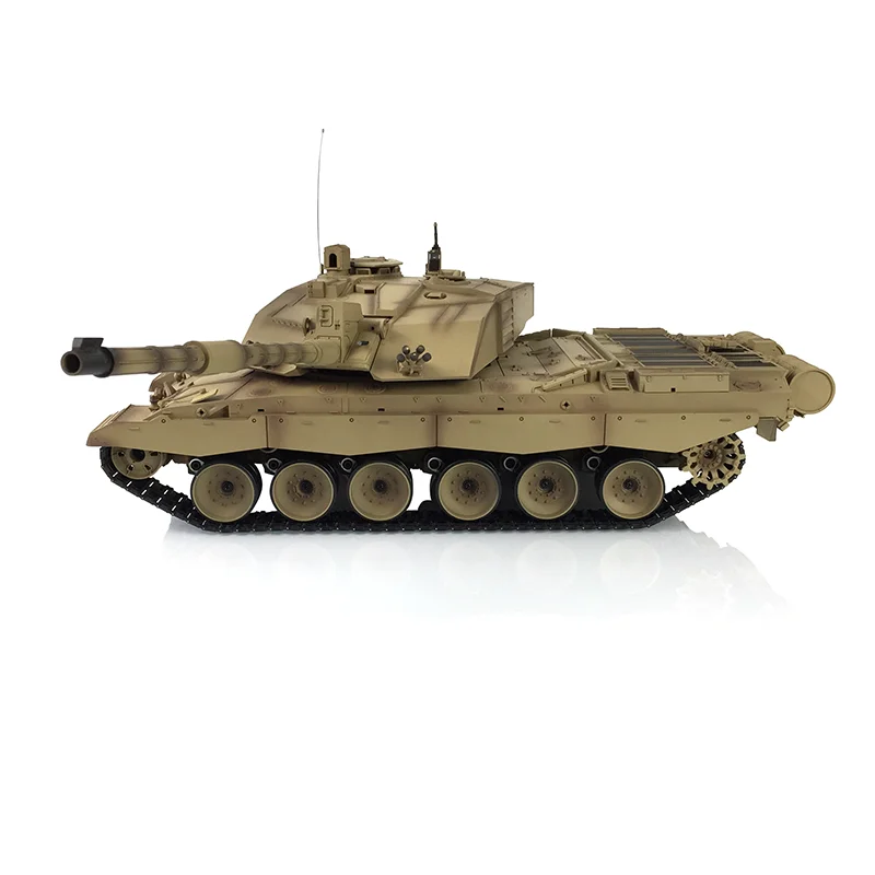 Heng Long 1/16 масштаб 7.0 пластиковый Challenger II RTR RC армейский Танк 3908 360 ° башня Toucan Panzer