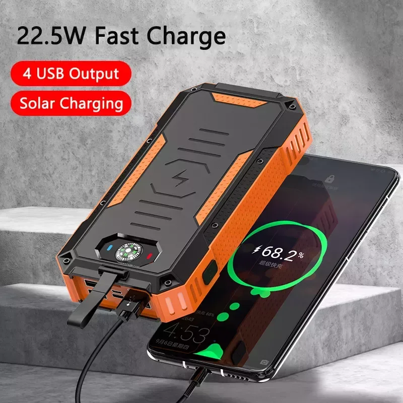 

Solar Bank 15W Fast Qi Wireless Charger 12 S21 Poverbank 22.5W Fast Charging 100000mAh Powerbank