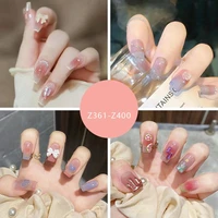 diamond nail wearing combined nail piece finished product wearable nail stick three dimensio nail stickers 3d relief manicure