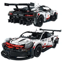1500pcs 911 rsr city racing car blocks model bricks speed 42096 toys gifts for kids adult boys remote control high tech