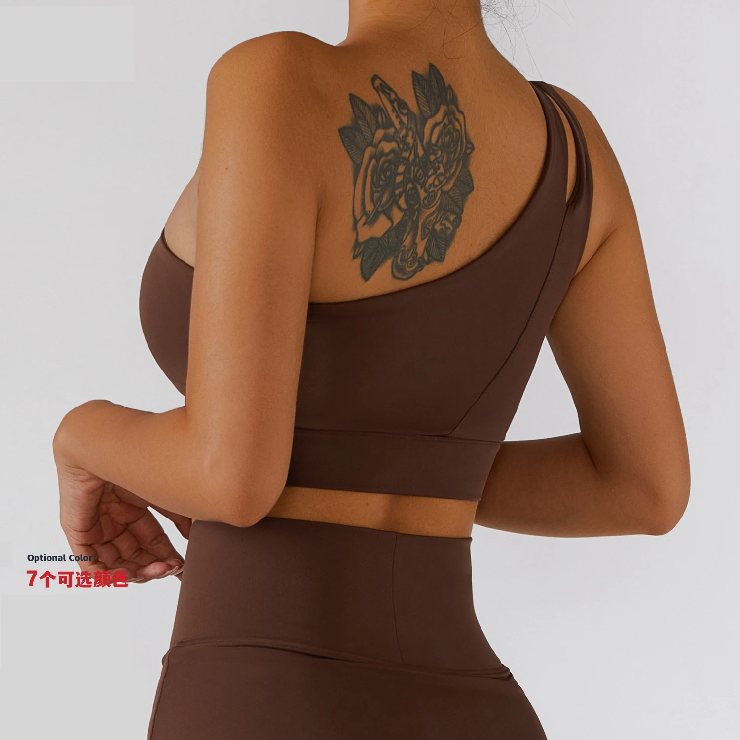 Summer Slim Yoga Shorts Skirts Bra Ultra Short Mini Skirts Gym Exercise Running Fitness Tennis Anti-Light Single Side Sling Bra