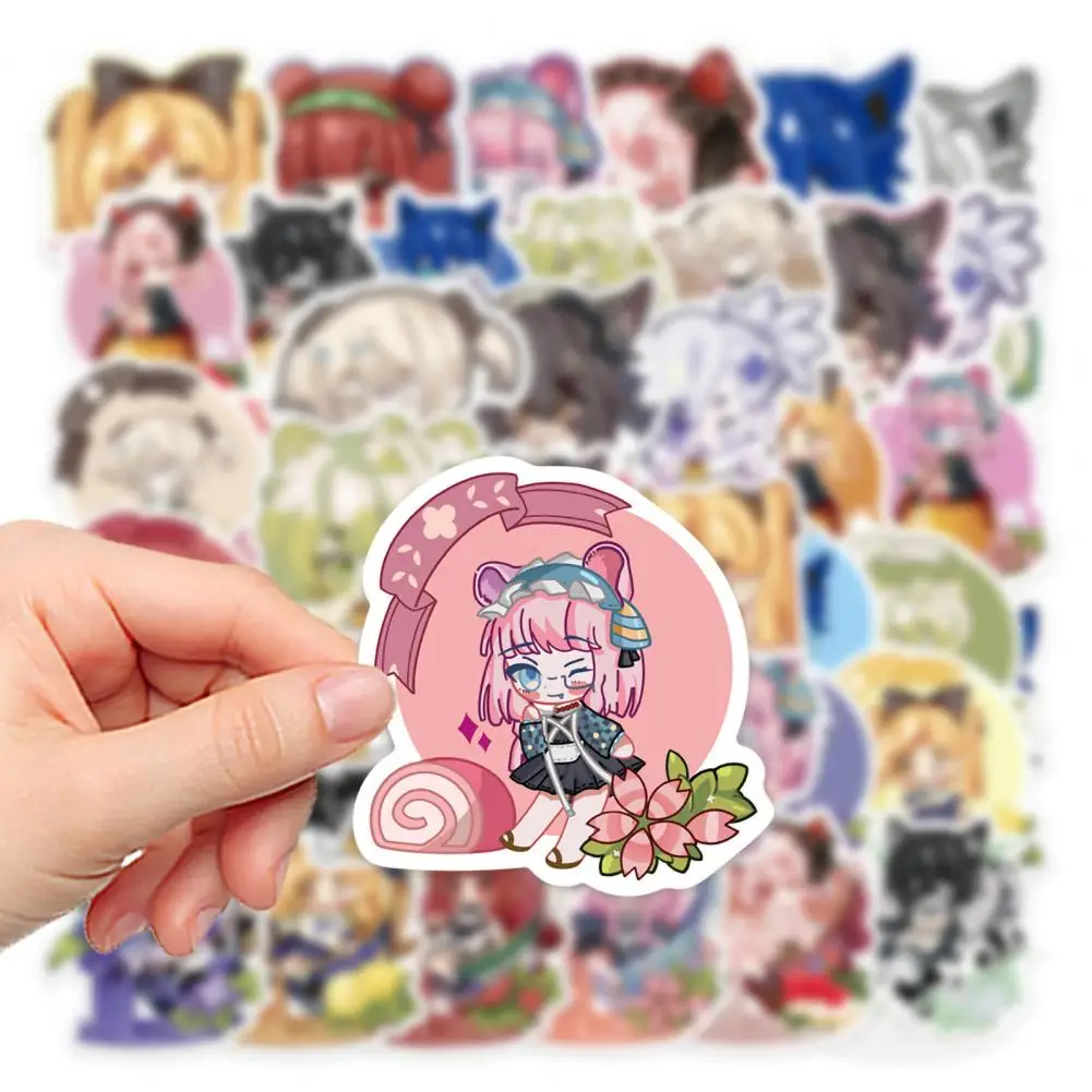 

50Pcs Laptop Stickers Cute Waterproof DIY Stationery Supplies Scrapbooking Stickers Cartoon Stickers