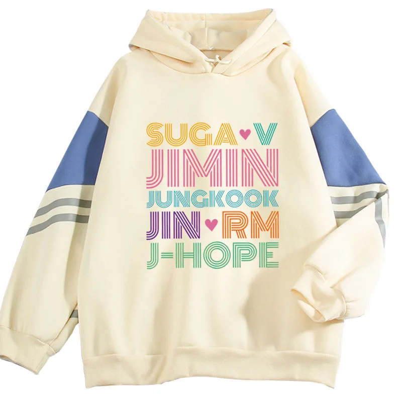 

JIMIN JUNG KOOK J-HOPE JIN SUGA V RM толстовки Мужская/Женская мода Kpop толстовка одежда JIMIN