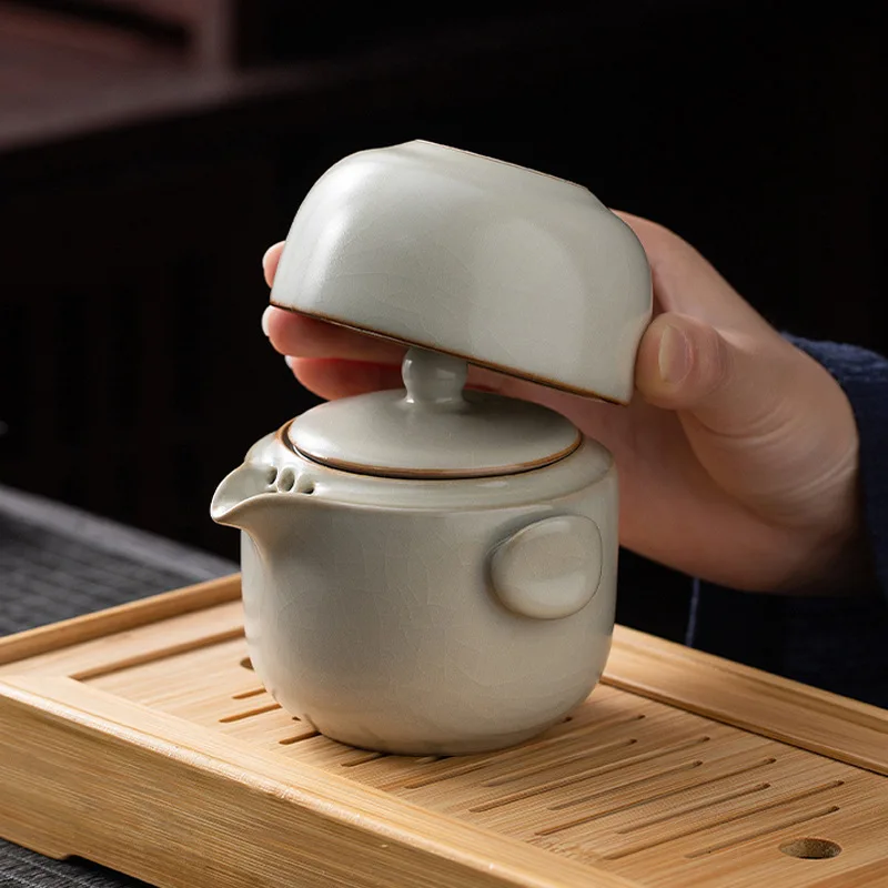 Ru печь быстрая чашка горшок для одного человека специальный ручной чайник чайная