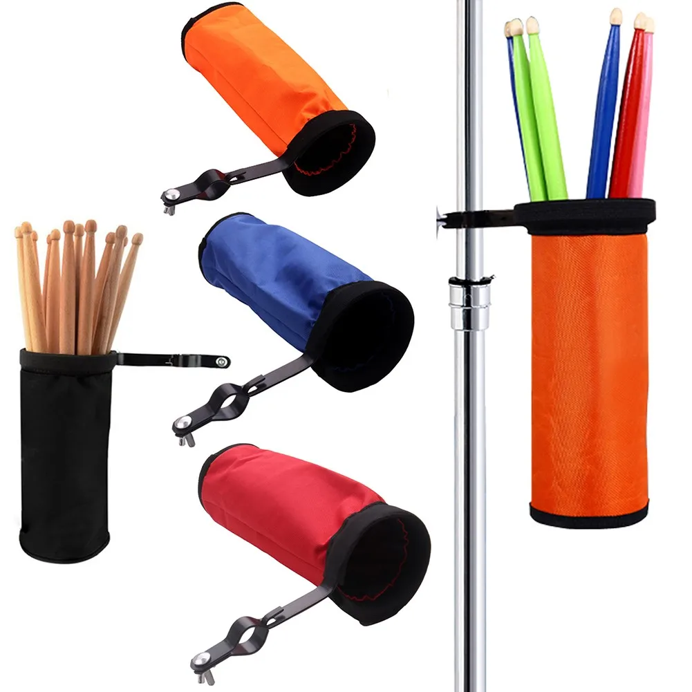 Enlarge Waterproof Adjustable Drumstick Bag Drum Stick Holder With Clamp For Drumsticks Protection Drum Accessories Bag With Clamp