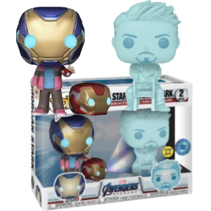 FUNKO POP Мстители Marvel Железный человек Морган звезда и Тони Старк (2 шт. в упаковке) #02