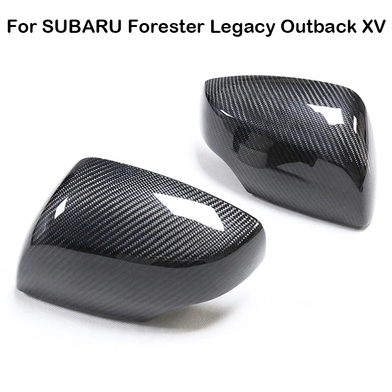 

For Subaru Forester 2013-2018 SH LEGACY 2012-2017 Real Carbon Fiber Car Wing Door Side Mirror Cover Outside Rearview Mirror Cap