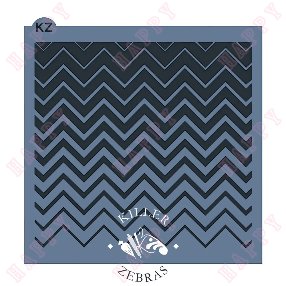 Пластиковый трафарет с изображением Падуба лимона ломтиков китайского узла