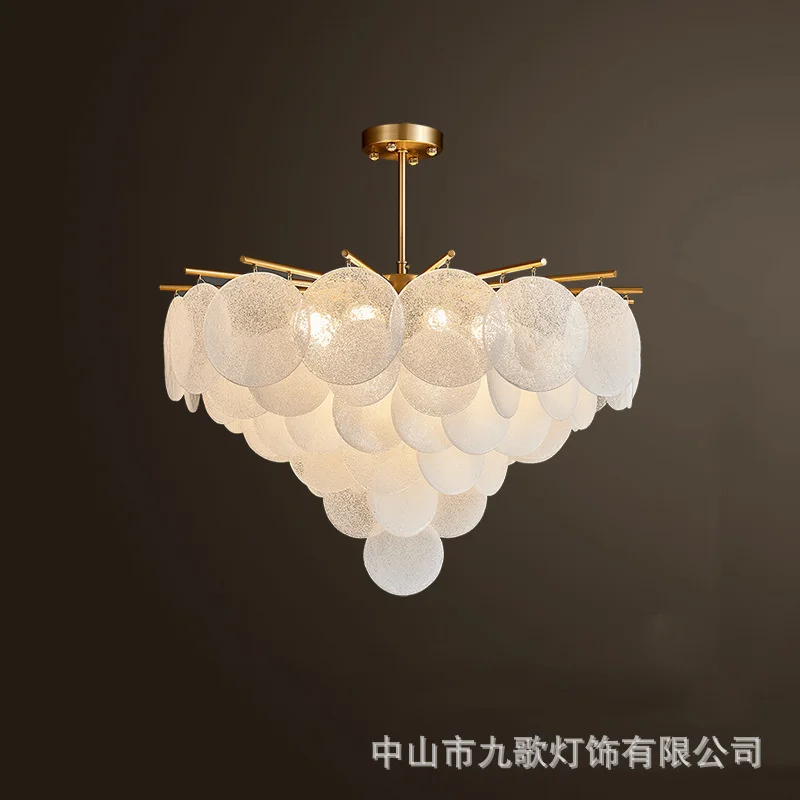 

Винтажная люстра с шариками, потолочные светильники с прозрачным шнуром, деревянная лампа, винтажная лампа