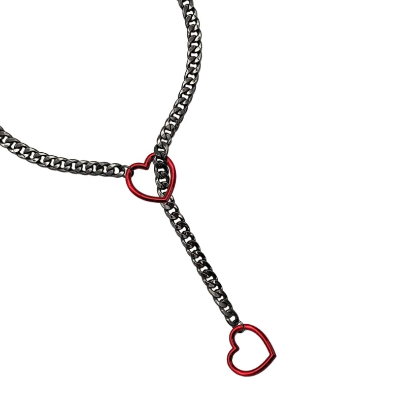 Модное ожерелье с подвеской в ​​виде сердца и игривое сердце уплотнительными