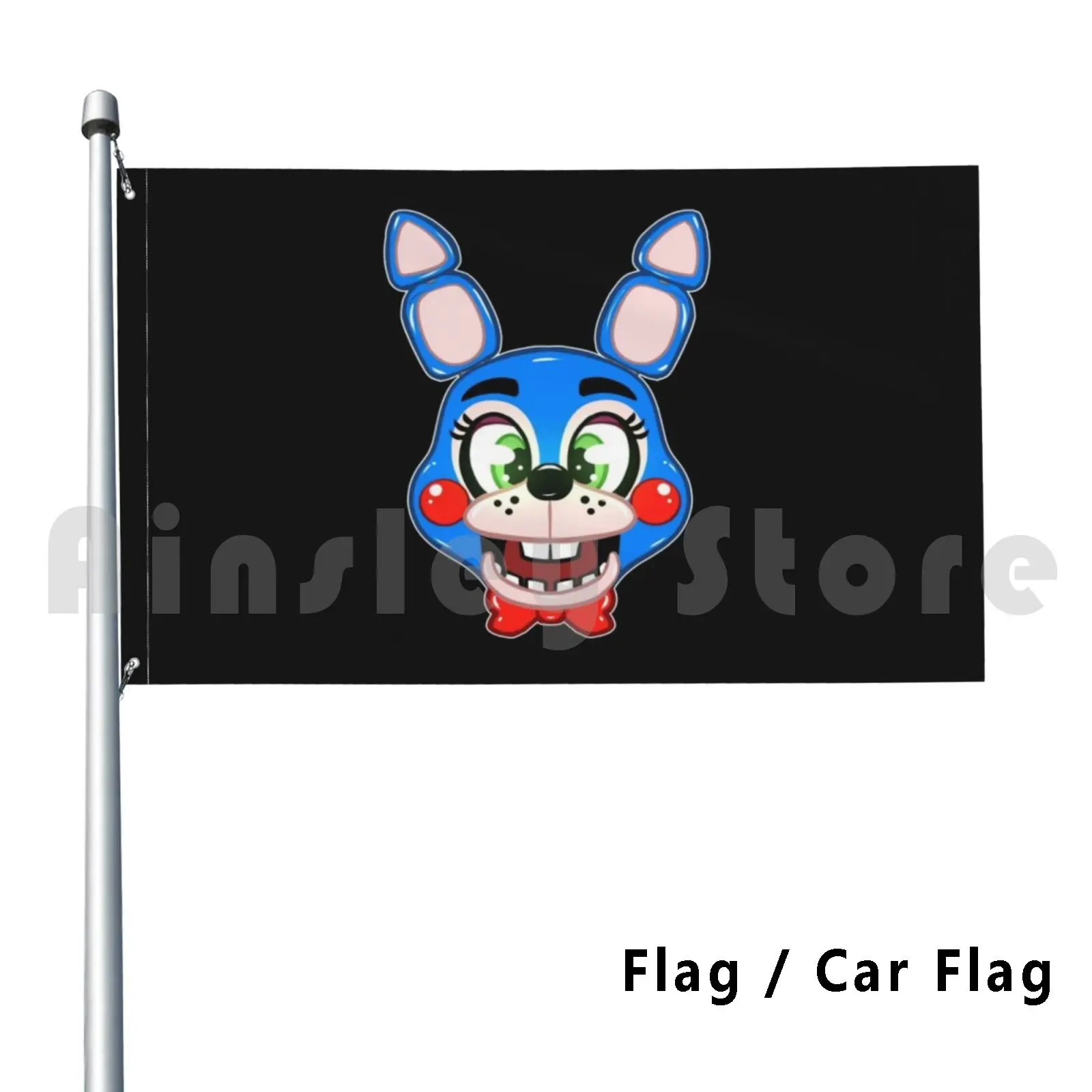 

Fnaf Toy Bonnie Flag Car Flag Funny Fnaf Five Nights At Toy Bonnie Bonnie