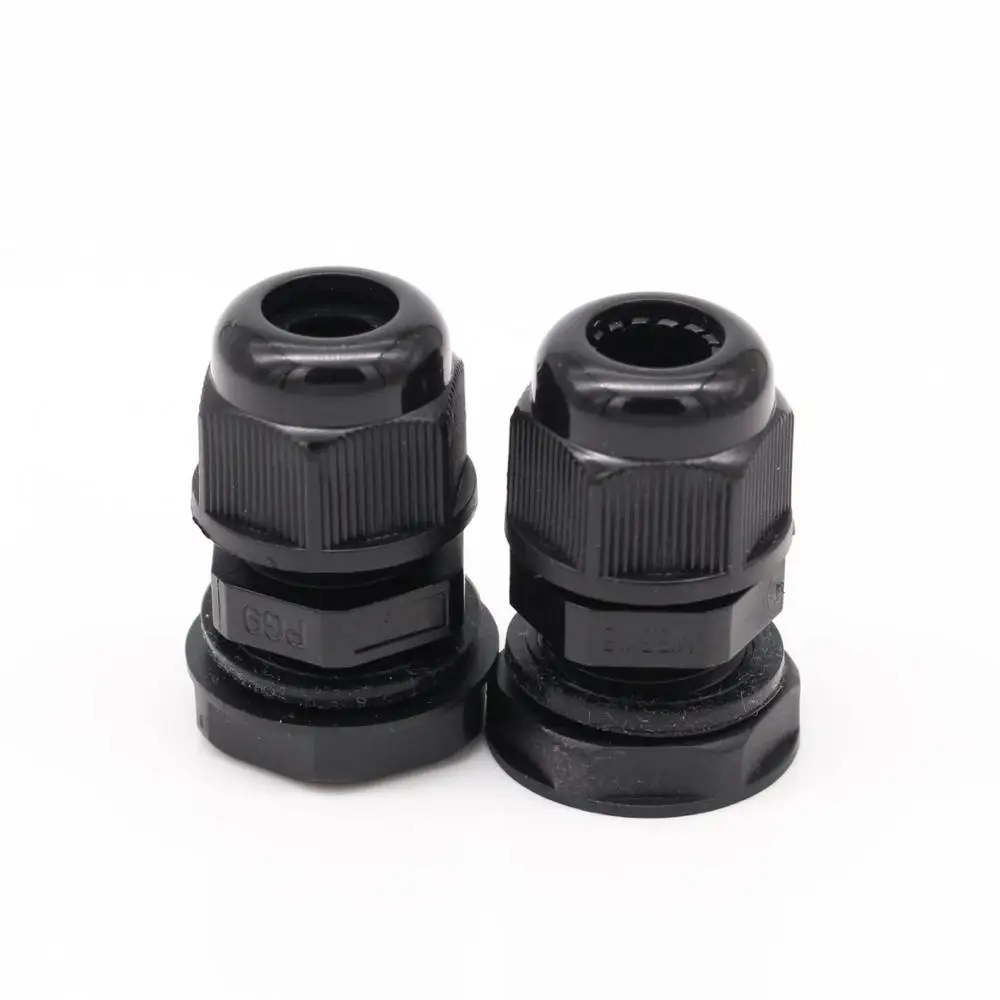 10 шт. IP68 PG7 для 3-6 5 мм PG9 PG11 PG13.5 PG16 PG19 проводной кабель CE черный водонепроницаемый