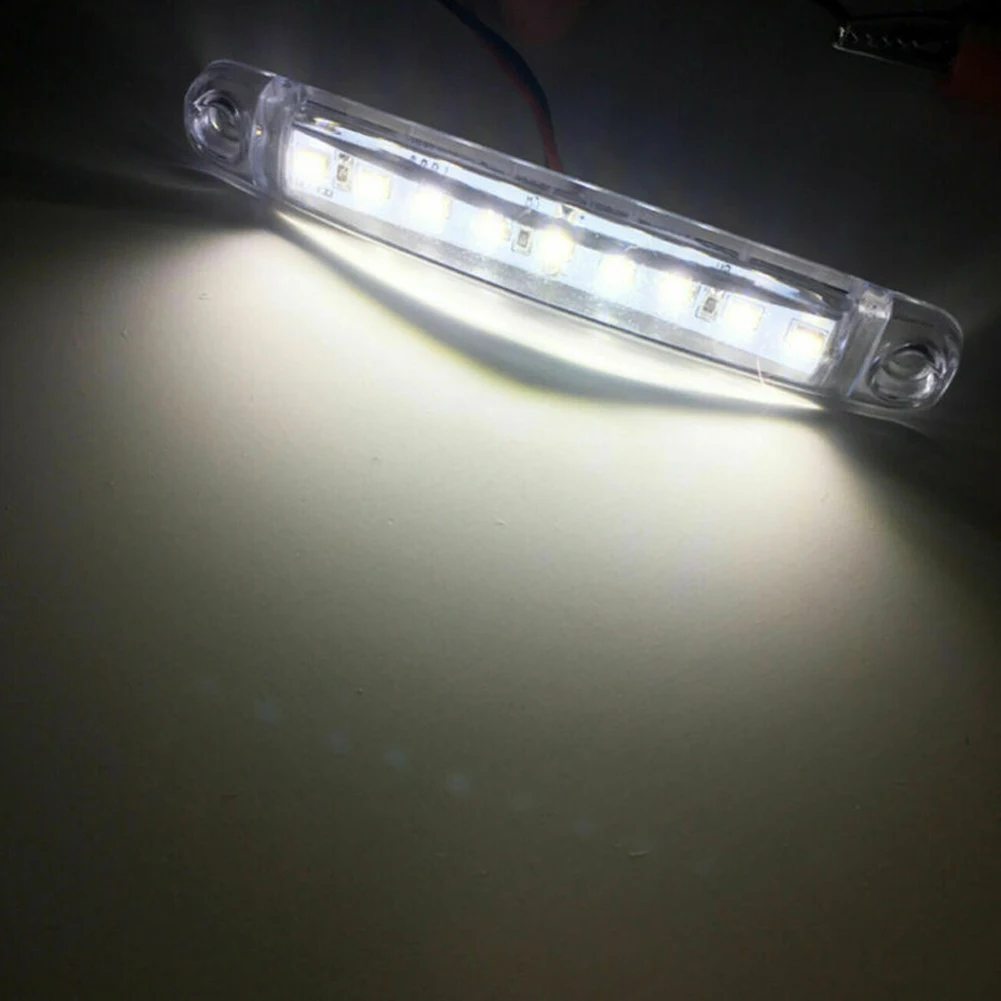 

Durable Practical Lights Marker DC12-24V Indicator Lorry Sealed Shakeproof Super bright Waterproof 100x15mm 9 LED