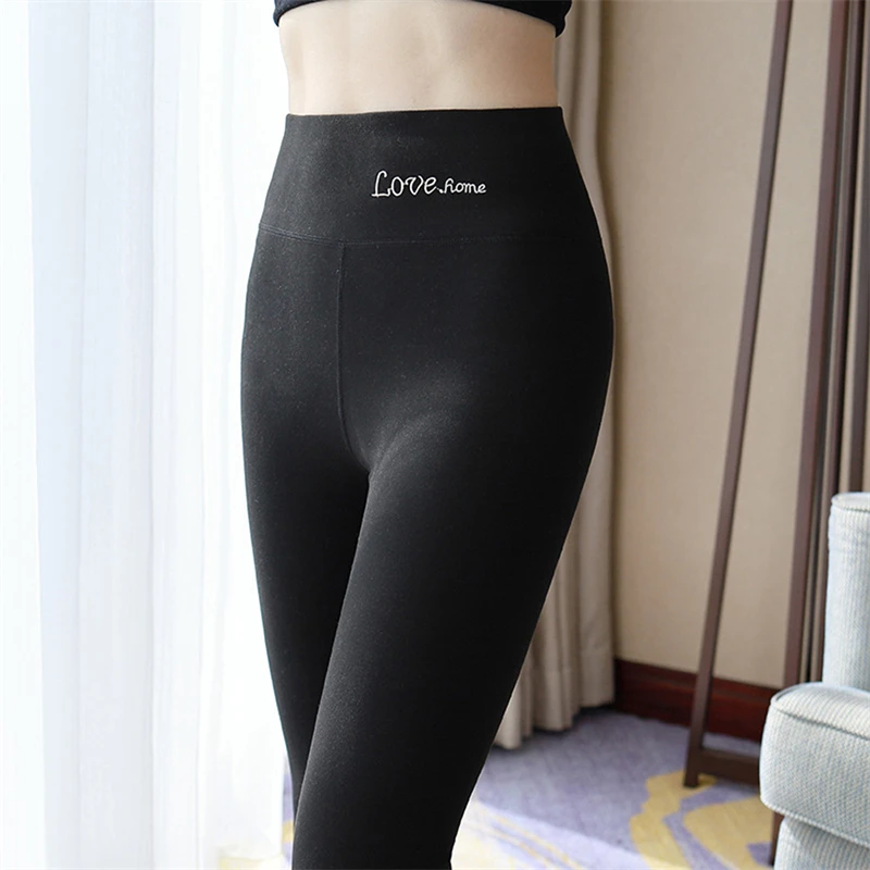 

Warm Leggings Women High Waist Plus Velvet Winter Female Legging Stretch Seamless Slimming thicken Comfortable Lady Leggings