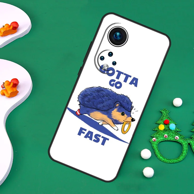 Kawaii маленький ежик цветной чехол для Huawei Honor Magic 5 Lite X7 X8 X9a 50 70 P20 P40 P30 Pro P Smart Nova 9 5T