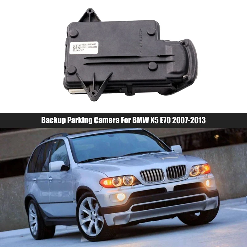 

1 Piece Car Rear Cover Camera Night Vision Backup Parking Camera Accessories Black ABS For BMW X5 E70 2007-2013 66539139864