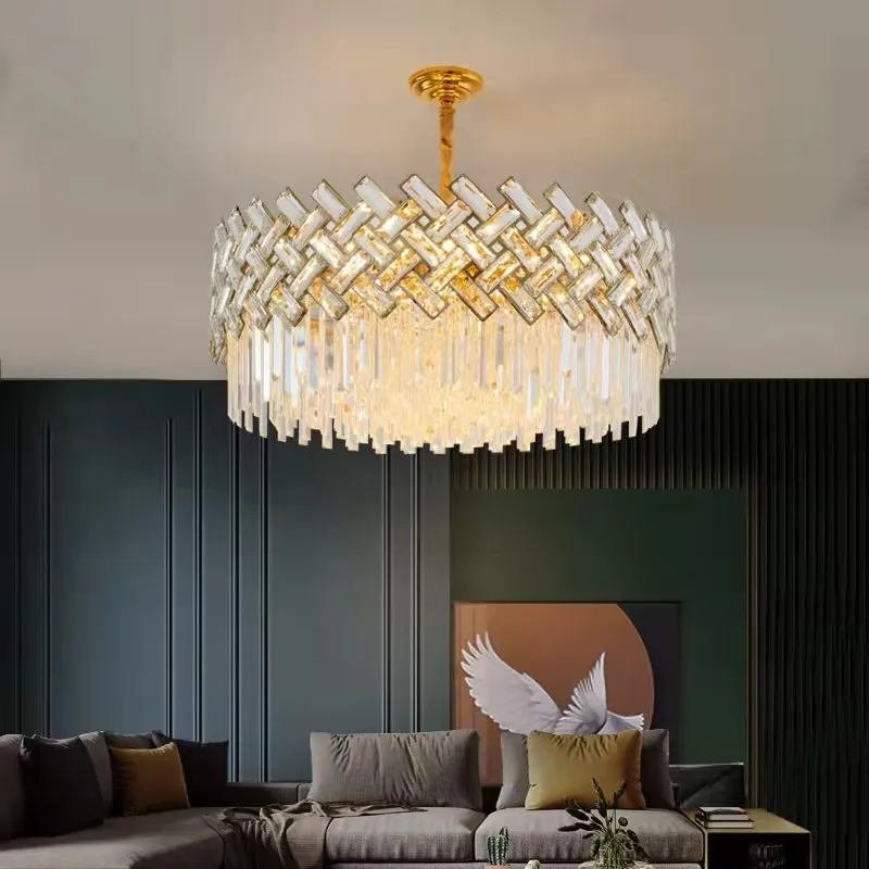 

Modern Luxury Crystal Chandelier 2022 New American Modern Simple Living Room Dining Room Bedroom Led Lights