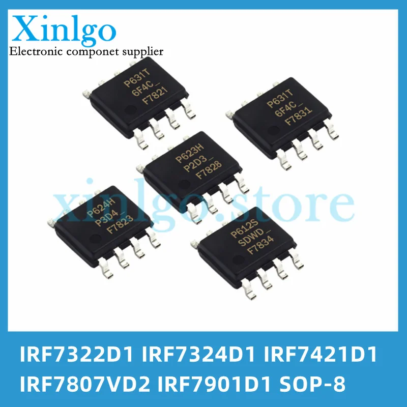 

10PCS/LOT Transistors SOP-8 IRF7322D1 IRF7324D1 IRF7421D1 IRF7807VD2 IRF7901D1 TRPBF D1TRPBF D2TRPBF