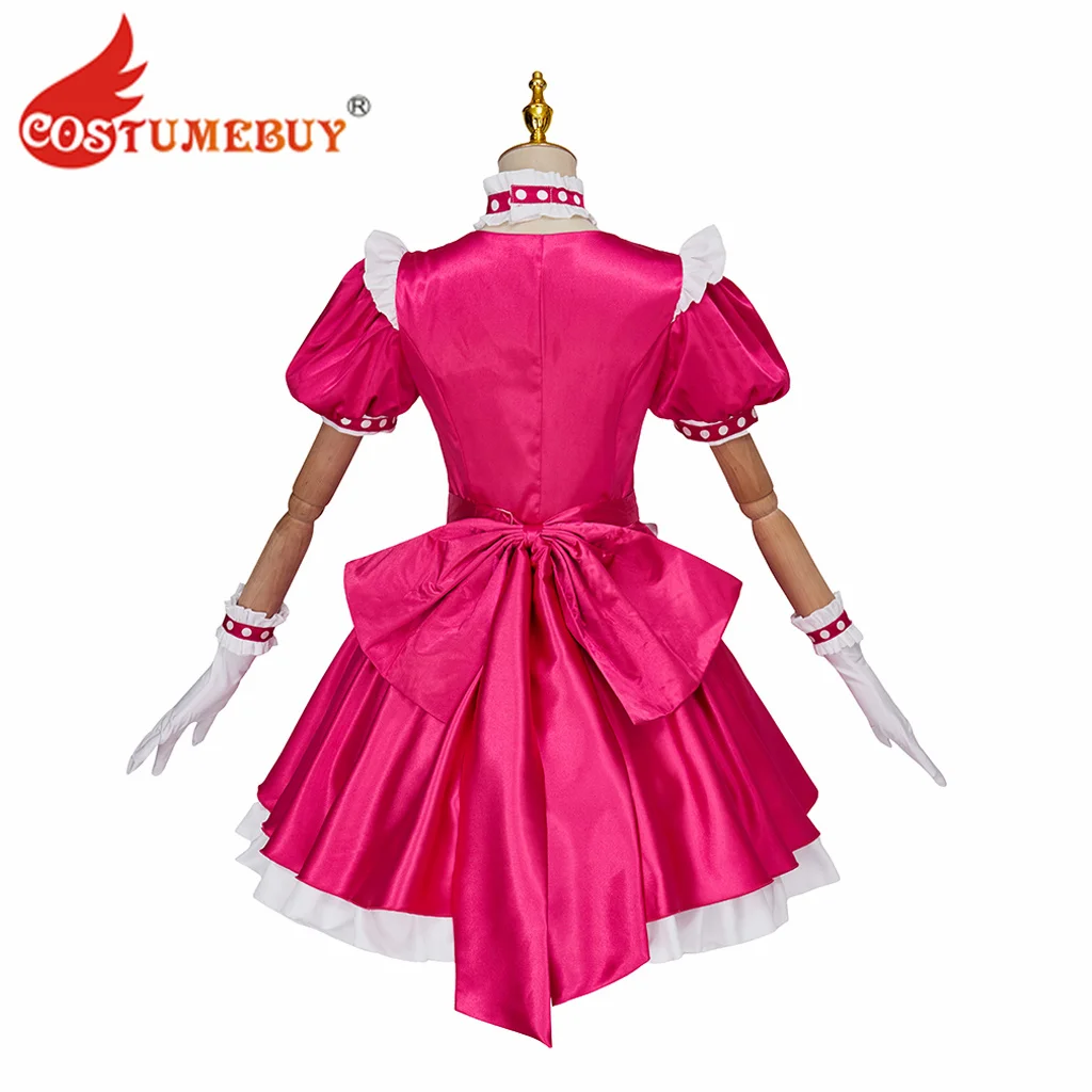 VShojo Maid Cafe Dress 6 Kson Розовый фартук горничной Платье Униформа Официантка Девушки