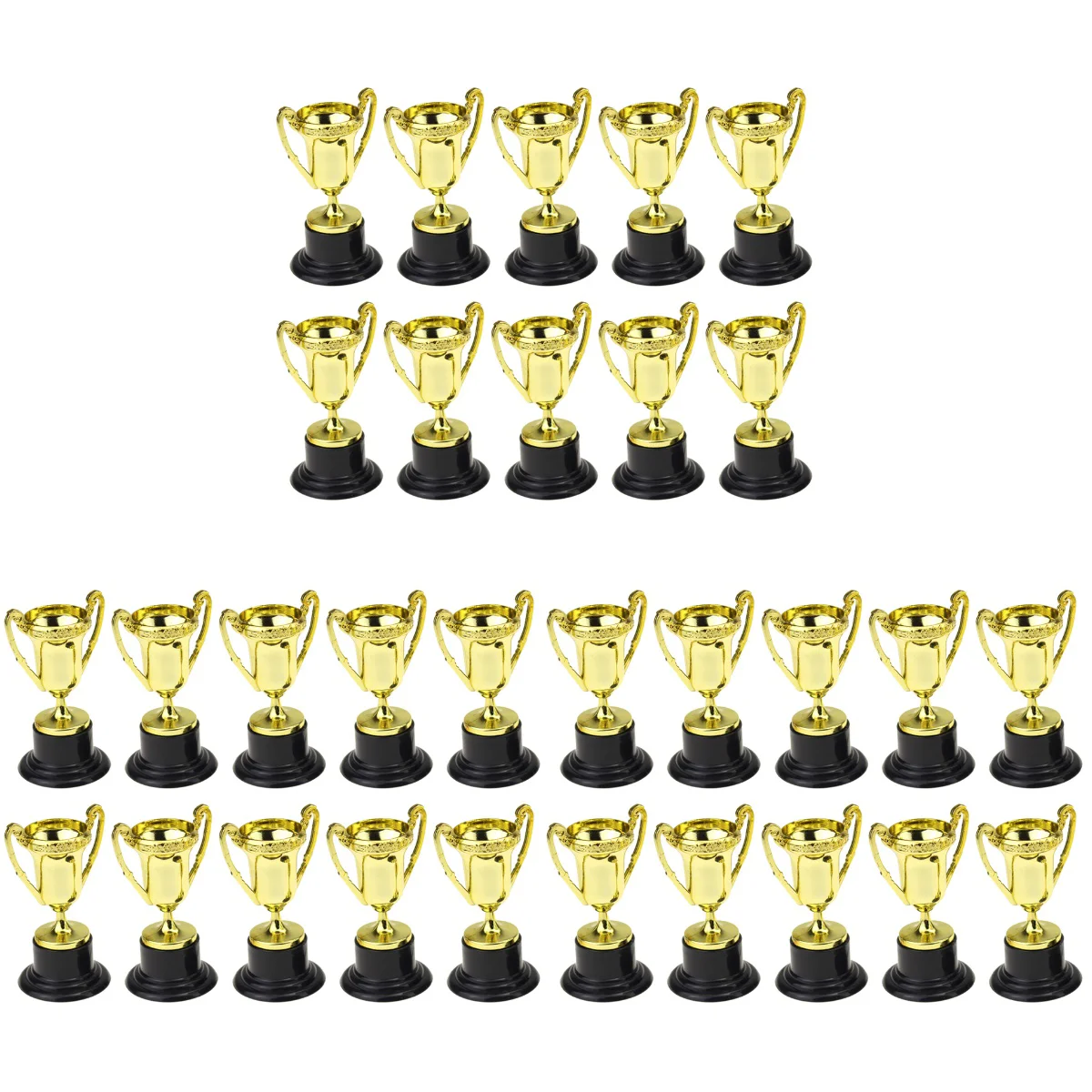 30 PCS Gold Award Trophy Cups 64th Grammy Awards Bulk Mini Toys Party Decoration Dundee Award Bulk Kids Prizes