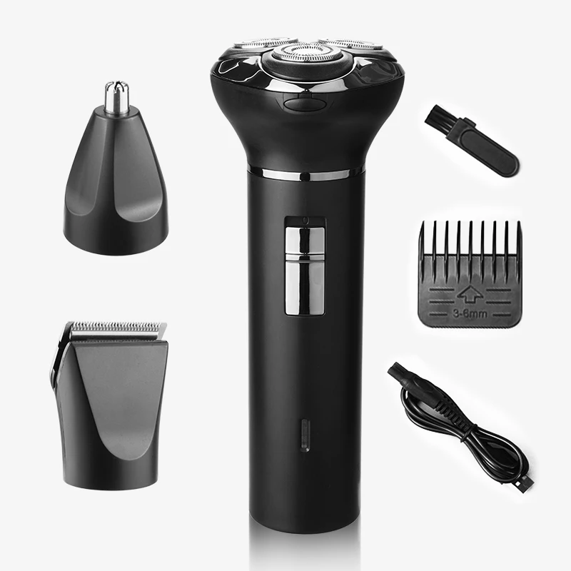 

3In1 Low Noise Professional Hair Clipper Men's Electric Razor Shaving Depilation Hair Trimmer Nose Hair Facial Beauty Trimmer 50