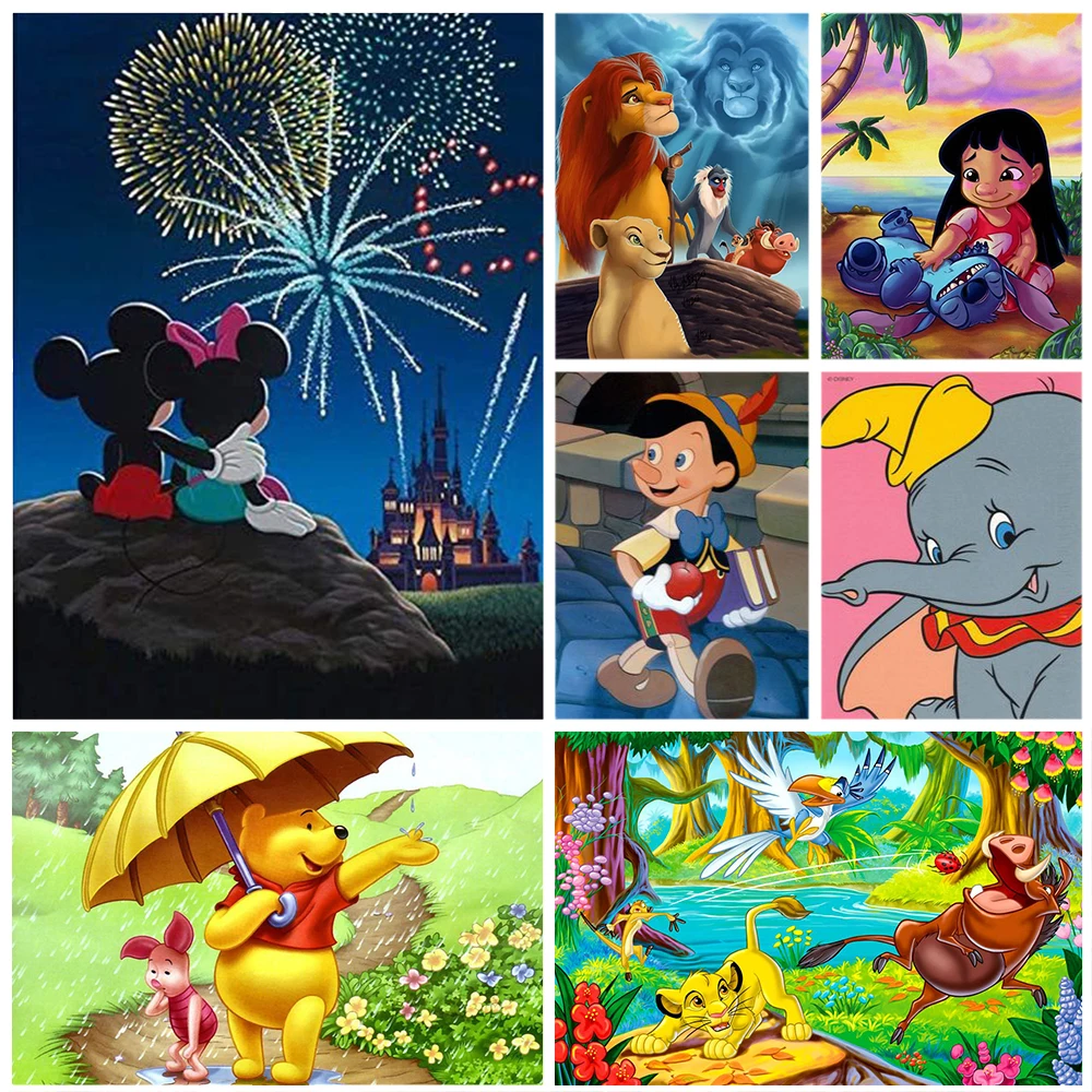 

Алмазная вышивка «Король Лев» из мультфильма «Микки и Минни Маус»