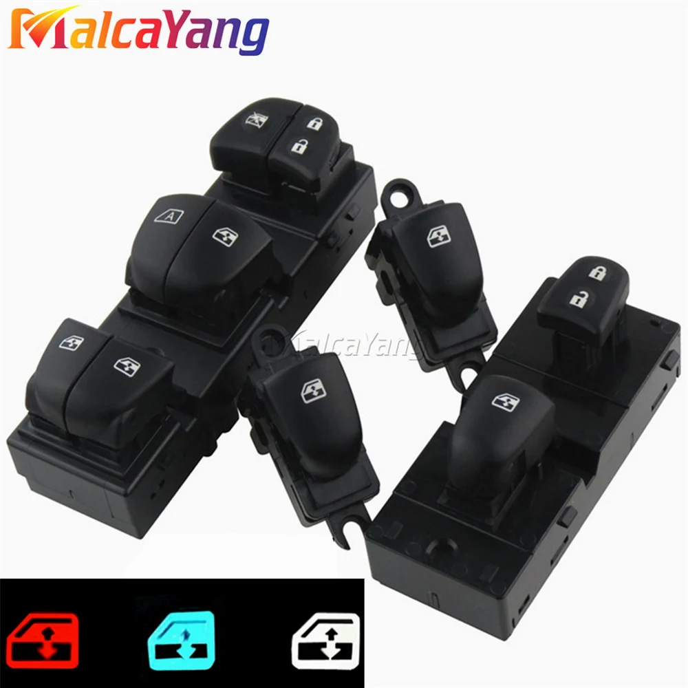 

Power Window Switch 3-Color Selection 1 Set Auto For Nissan Qashqai/Altima/Sylphy/Tiida/X-Trail 25401-3SH0A 25411-3TA1A