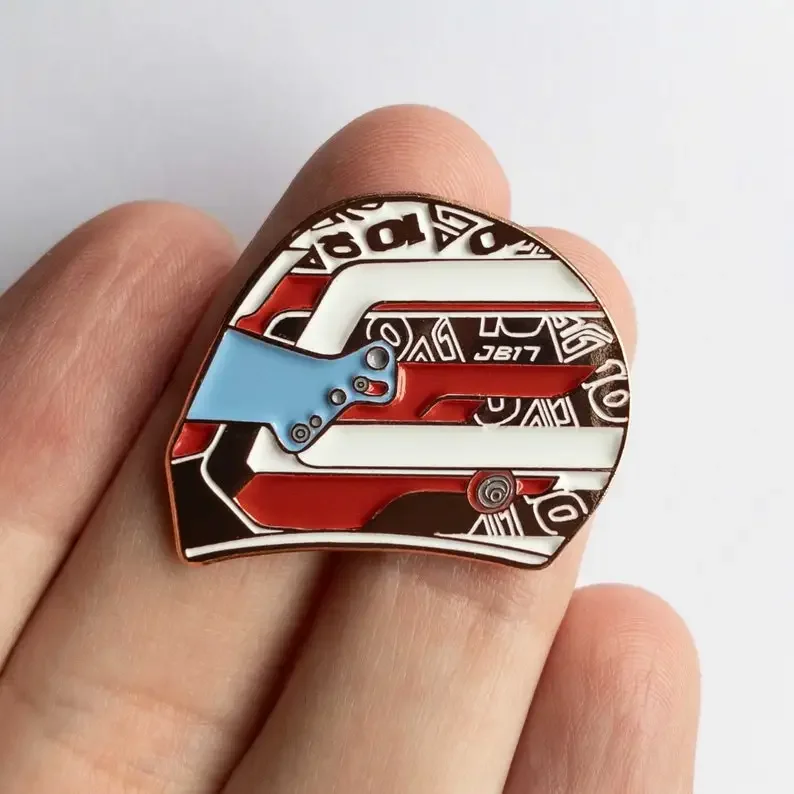 Эмалированная булавка для шлема Pierre Gasly 2023.