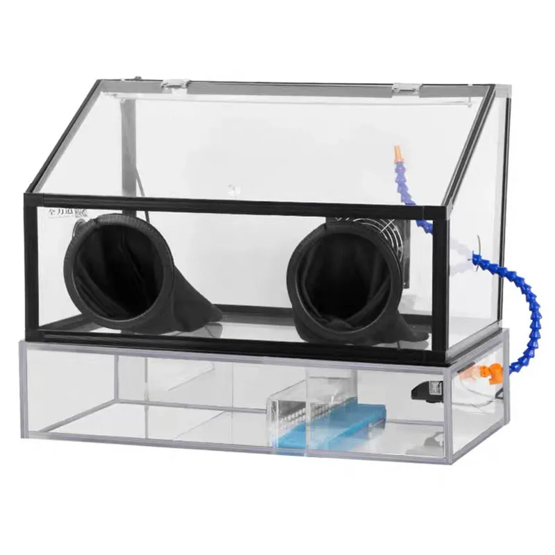 30 Вт прозрачный акриловый пылесборник полировальный станок электрический