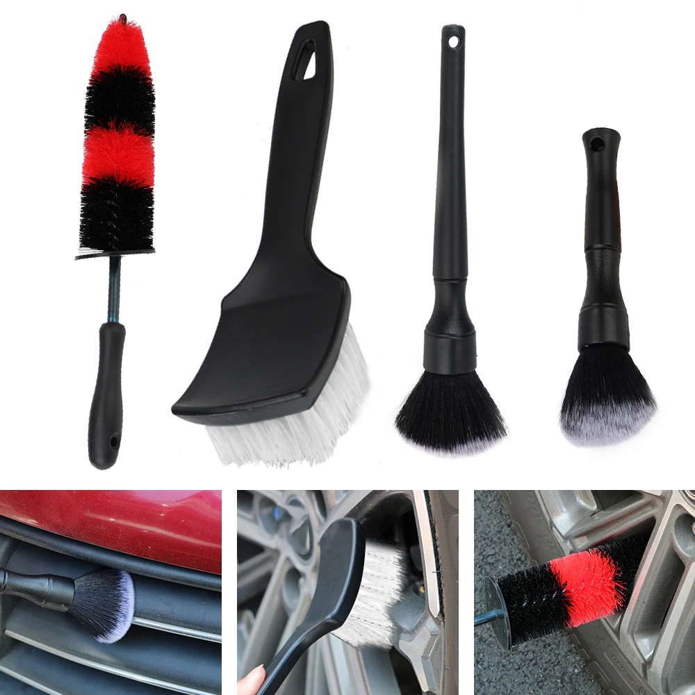 

Multifunction Cleaning Tool Tire Rim Scrub Brush Car Wheel Wash Brush Interior Seat Crevice Brush Super Soft Cleaning Brush
