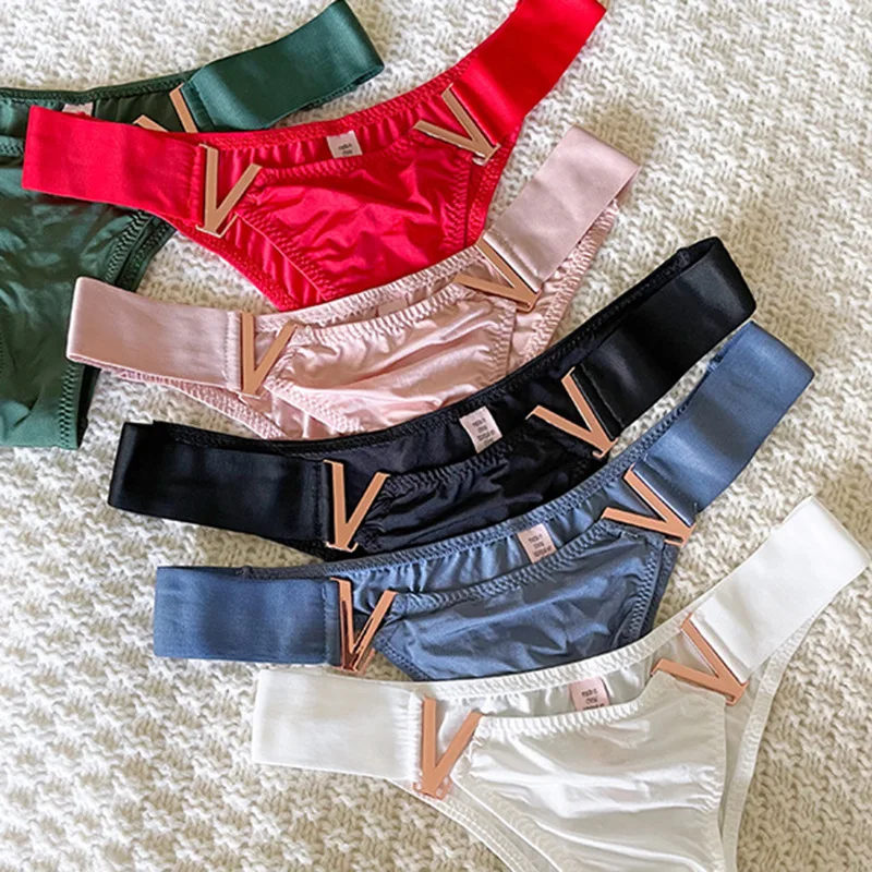 

Бикини женское металлическое с V-образным вырезом и надписью