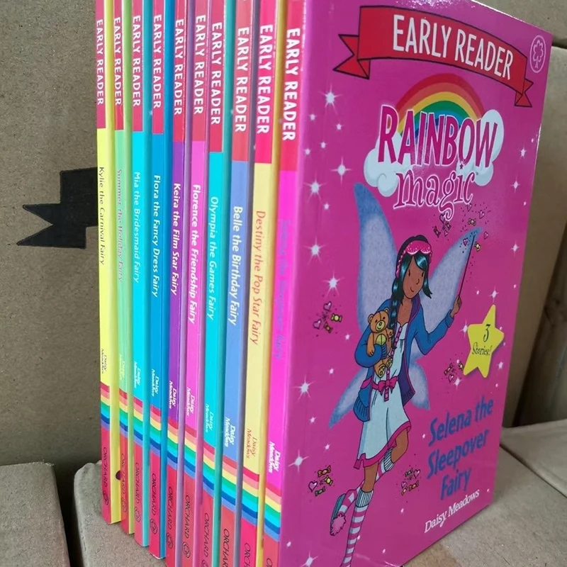 Early ReaderRainbow Magic Rainbow Fairy Graded Reader Level 2 10 Children's English Picture Book Bedtime Storybook enlarge