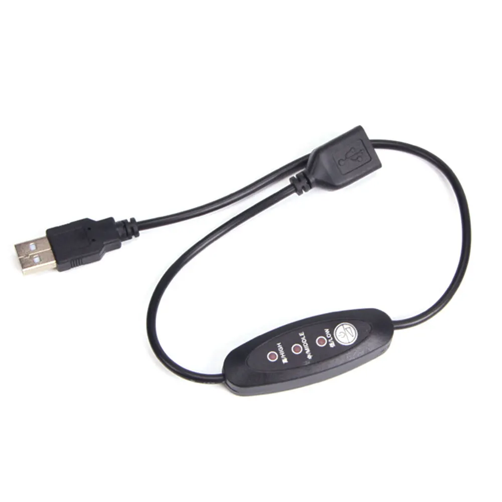 

45cm USB Powered 5V Voltage Controller with 30 Minutes Delay Function 3 Gears Adjustable Temperature Controller