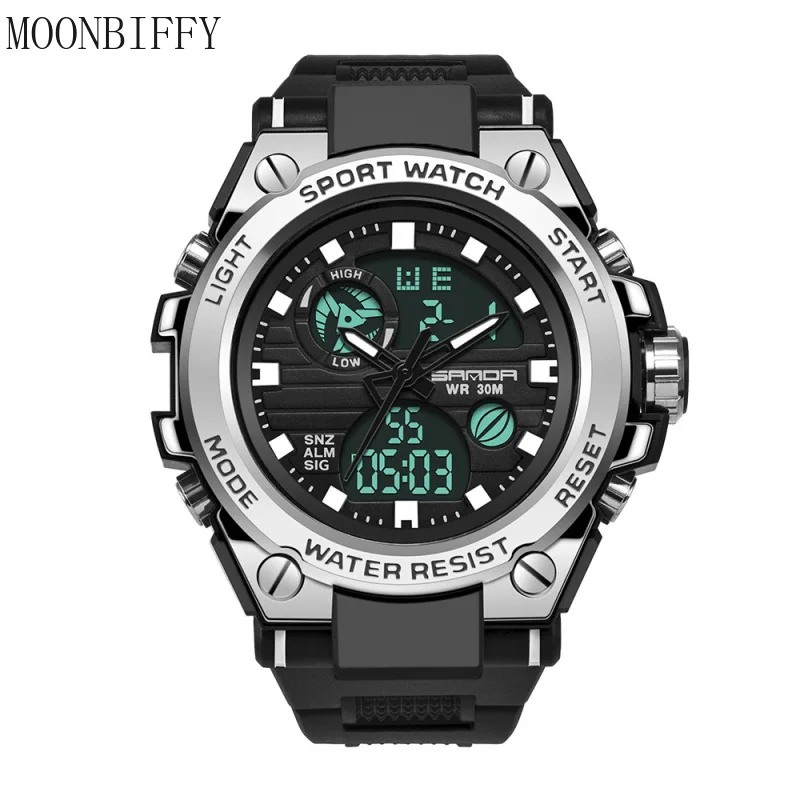 

Shock Watches Mens 2022 Military Sport Gshock Style Dual Display Male Watch for Men G Shok Clock Waterproof Hours Montre Homme