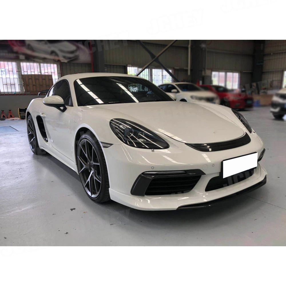 JCHEY передняя противотуманная фара плавник Canards из сухого углеродного волокна