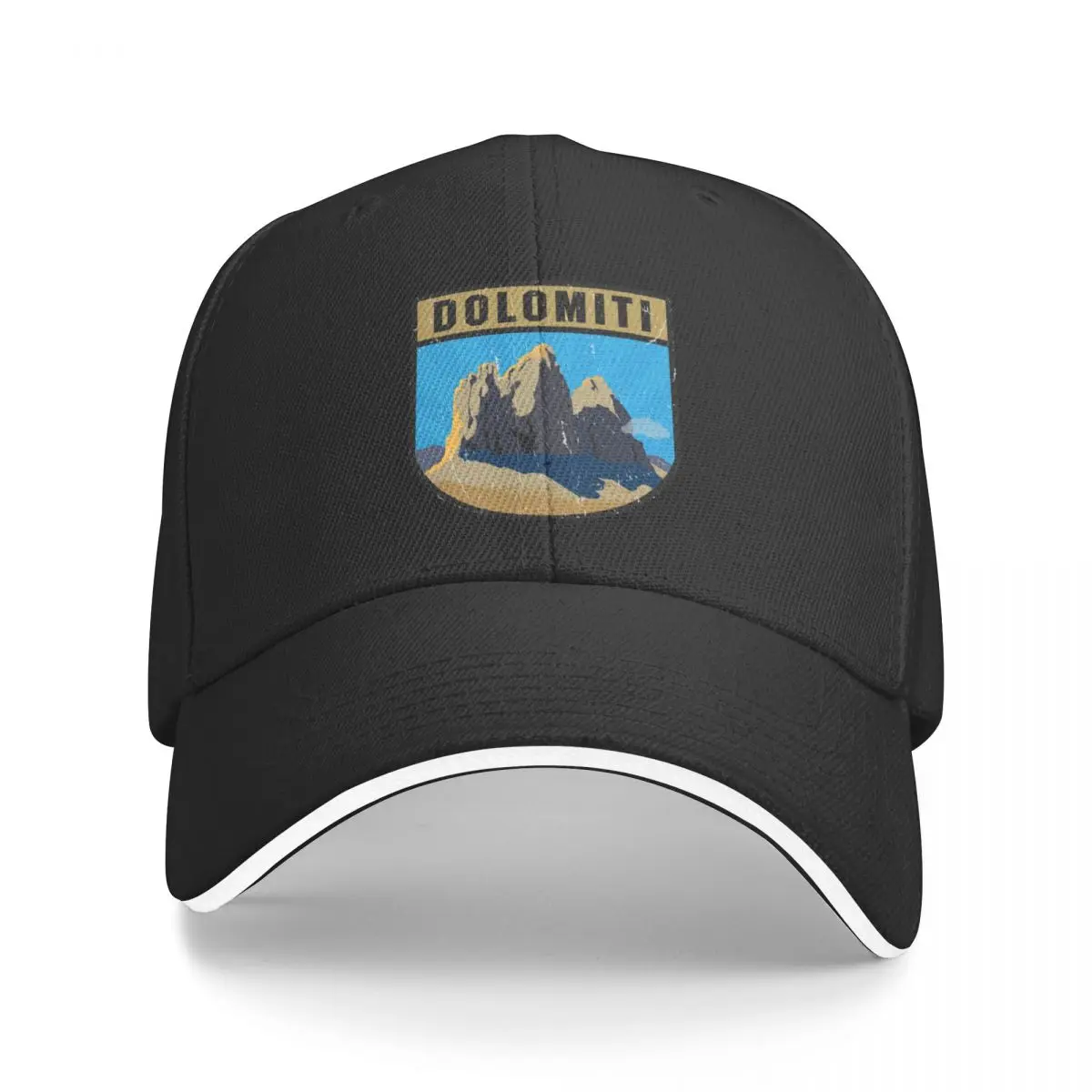 Бейсбольная кепка Dolomites Mountains Dolomiti с термокозырьком на заказ женские шапки