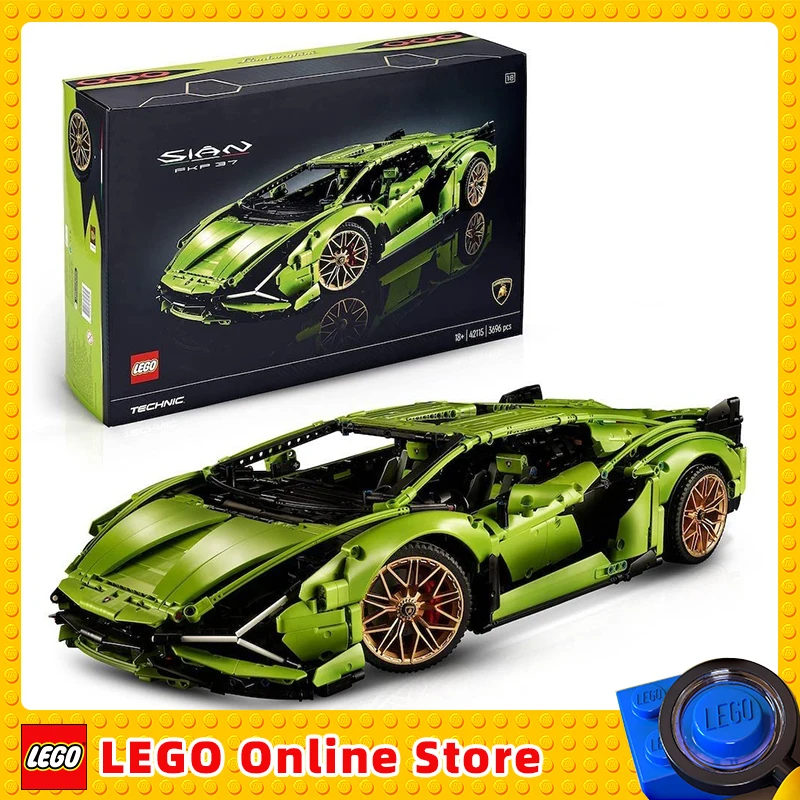 

LEGO & Technic Lamborghini Sián FKP 37 42115 Building Block Set Bricks Toy for Kids Boys Adults Birthday Gift (3,696 Pieces)