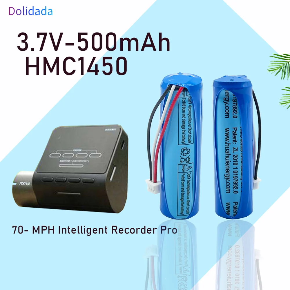 Original battery HMC1450 for Smart Recorder Pro 3.7V500MAH 14*50mm |