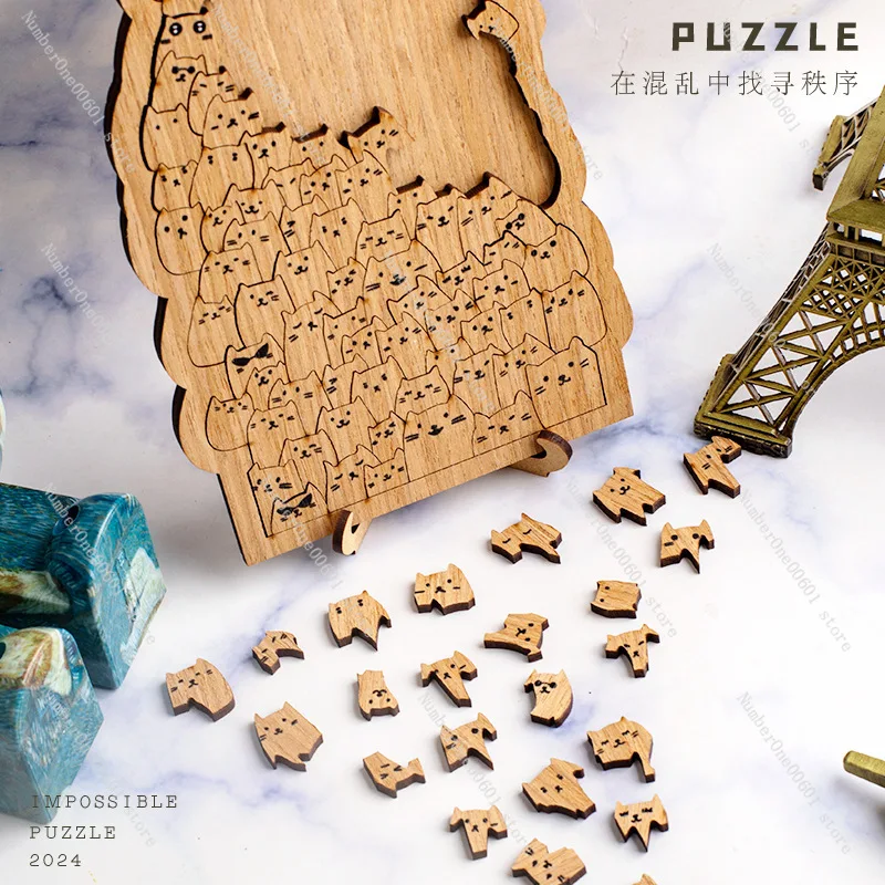 Супер твердый пазл для кошек 100 инопланетянин ад высокая сложность головоломка